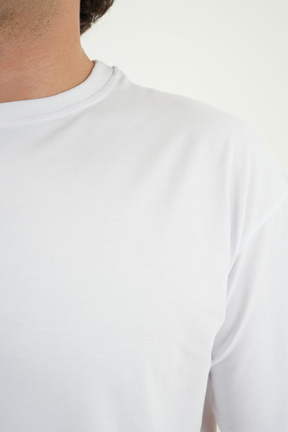 Oversize T-Shirt 24/1 - Beyaz
