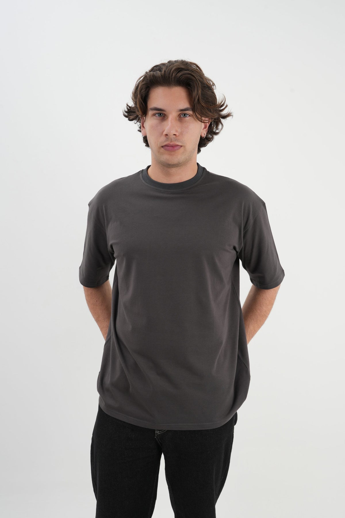 Oversize T-Shirt 24/1 - Füme