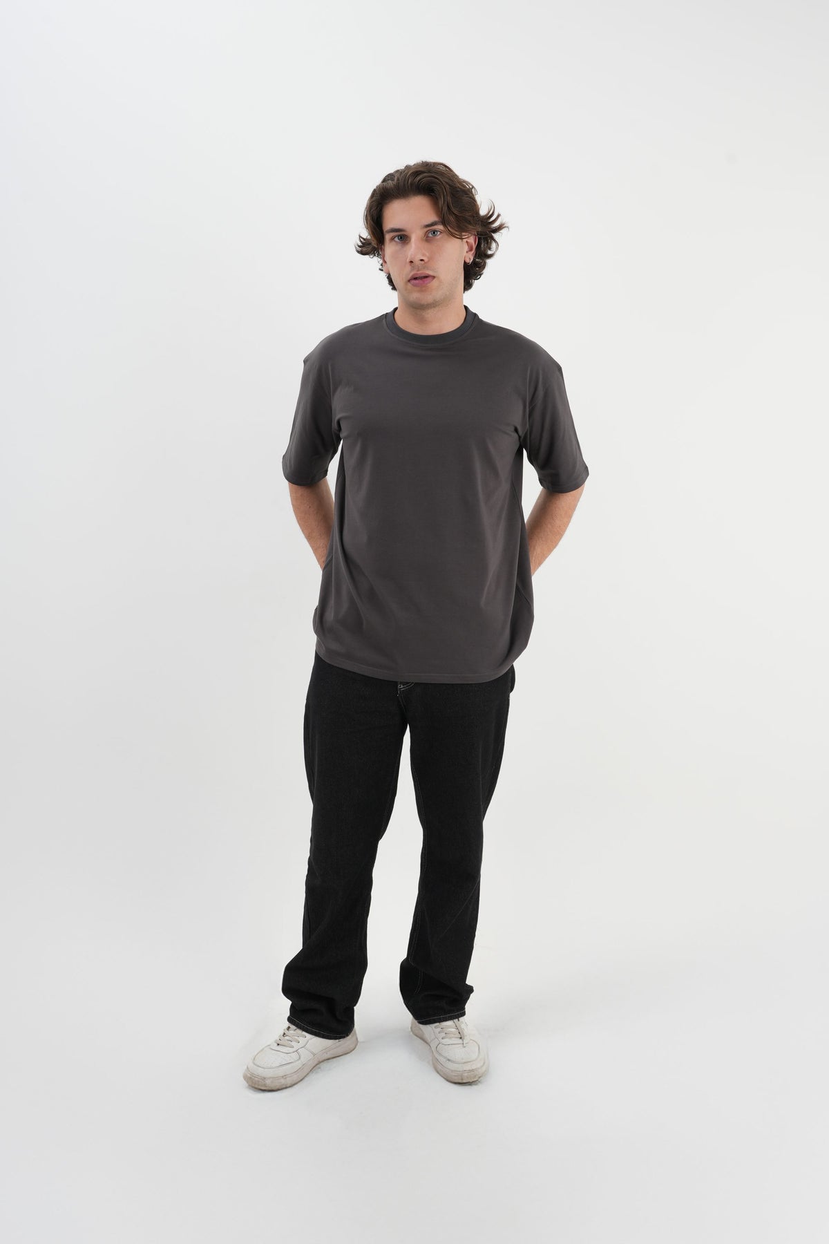 Oversize T-Shirt 24/1 - Füme