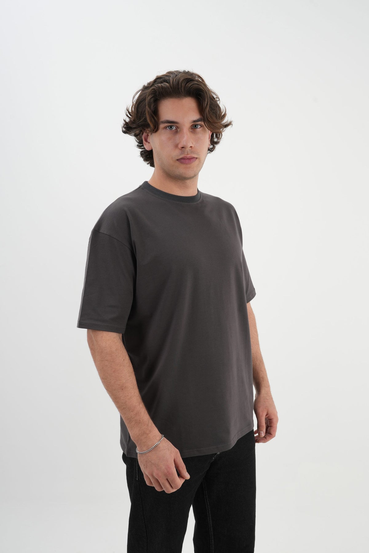 Oversize T-Shirt 24/1 - Füme
