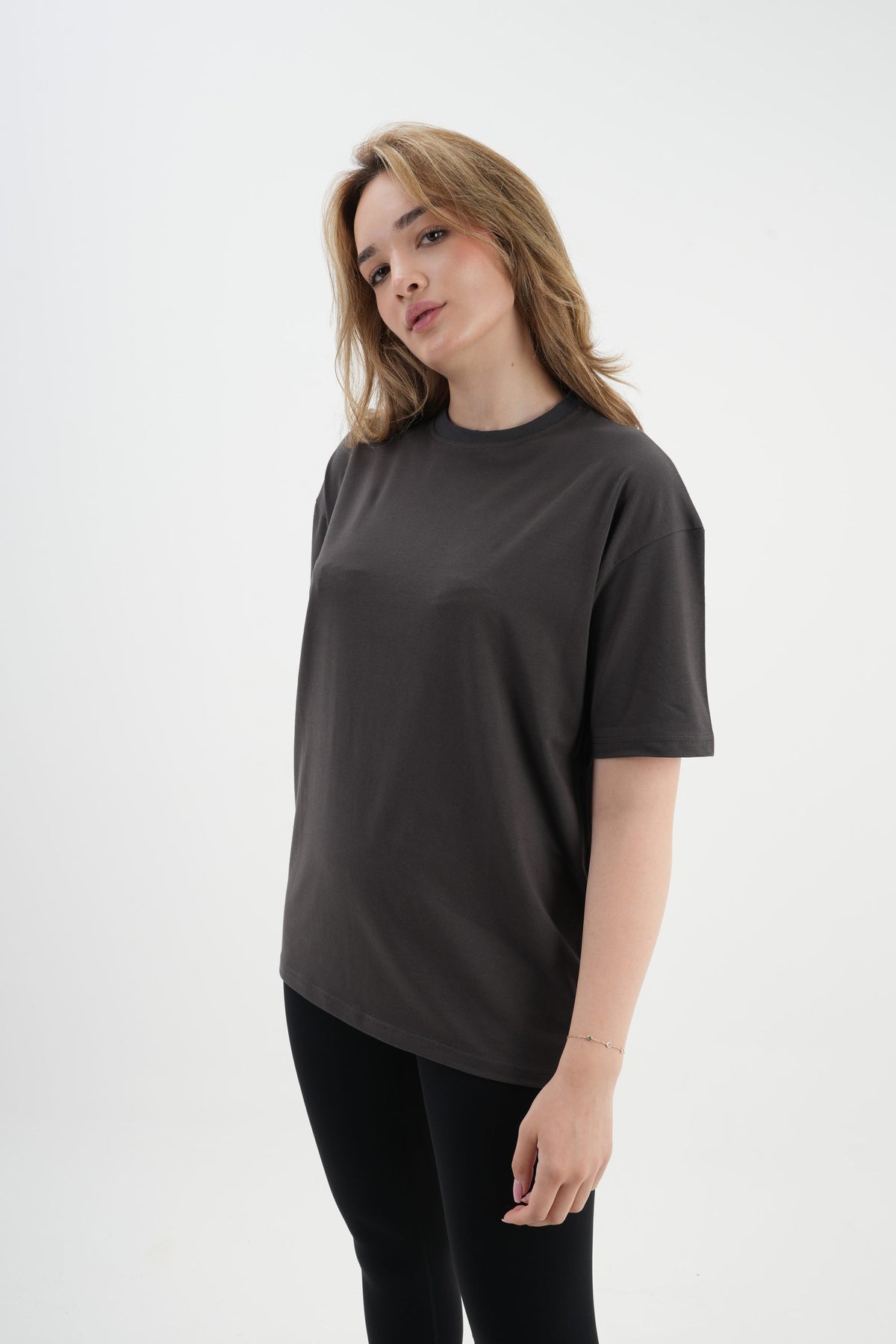 Oversize T-Shirt 24/1 - Füme