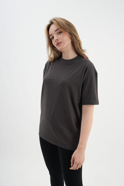 Oversize T-Shirt 24/1 - Füme