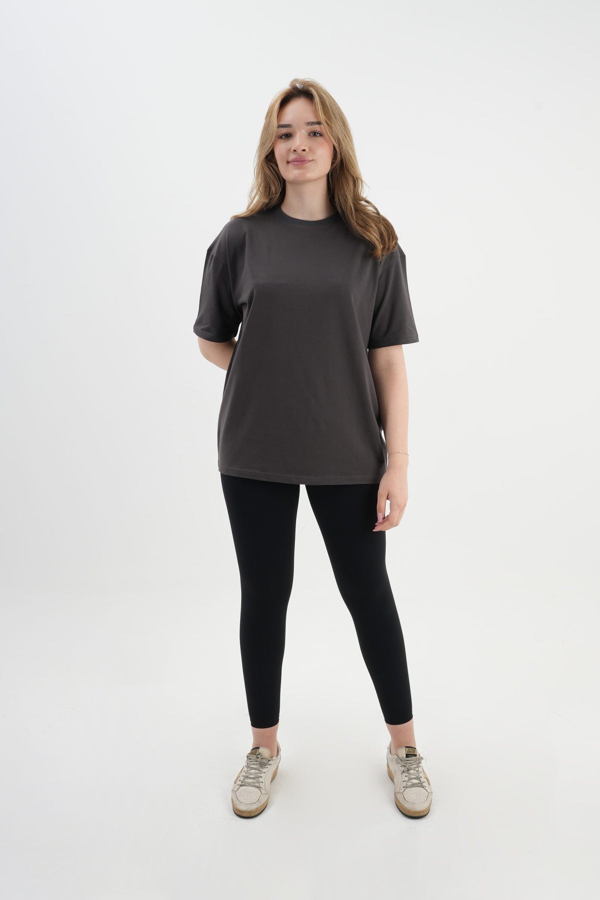 Oversize T-Shirt 24/1 - Füme