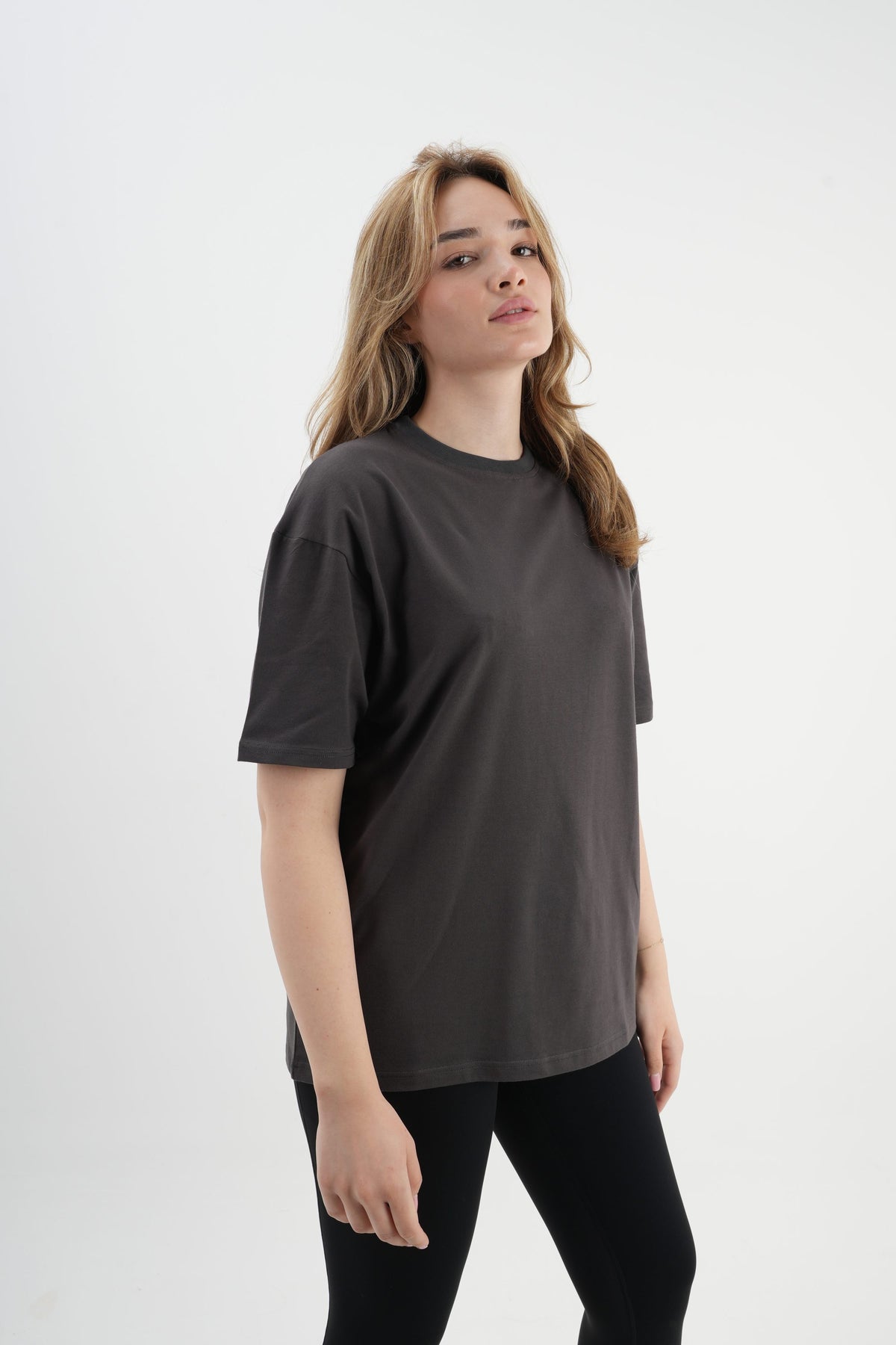 Oversize T-Shirt 24/1 - Füme
