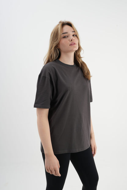 Oversize T-Shirt 24/1 - Füme