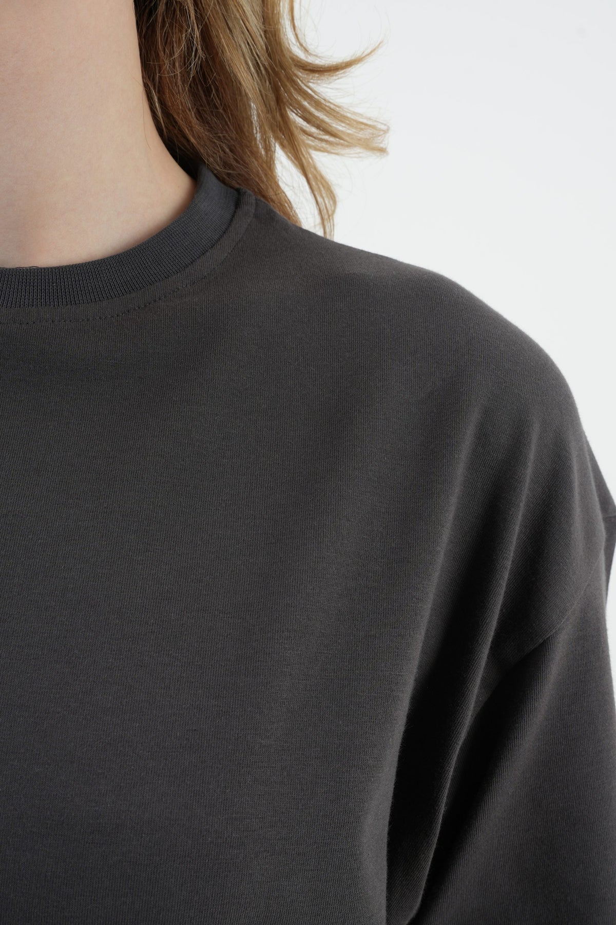 Oversize T-Shirt 24/1 - Füme