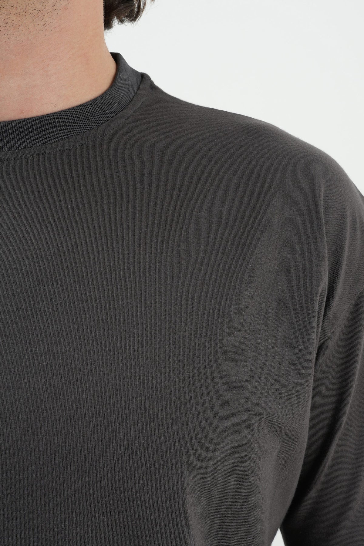 Oversize T-Shirt 24/1 - Füme