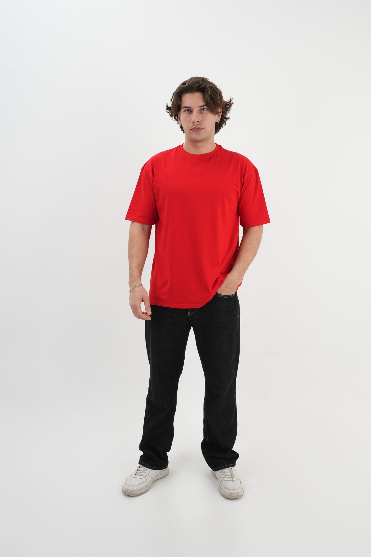 Oversize T-Shirt 24/1 - Kırmızı
