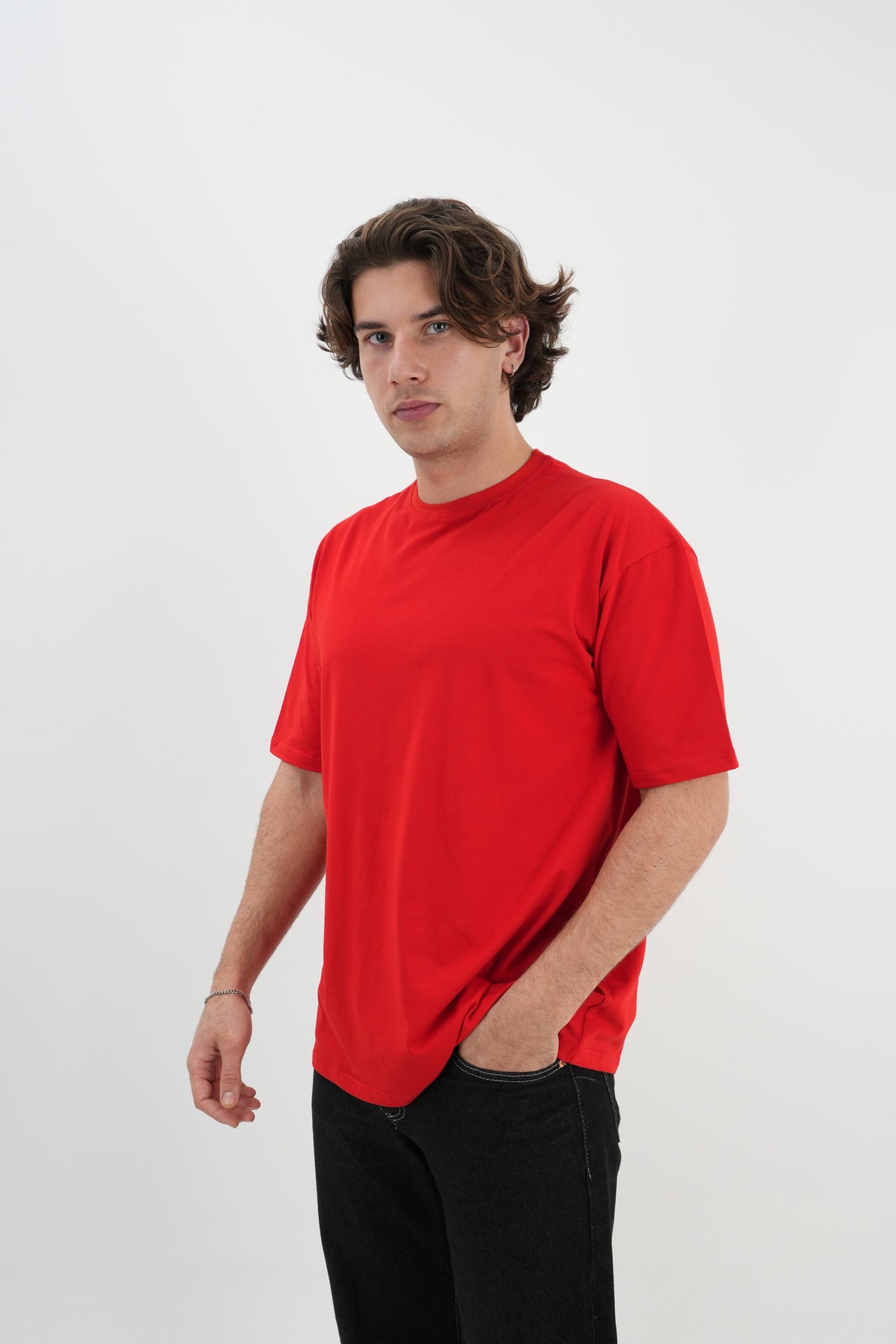 Oversize T-Shirt 24/1 - Kırmızı
