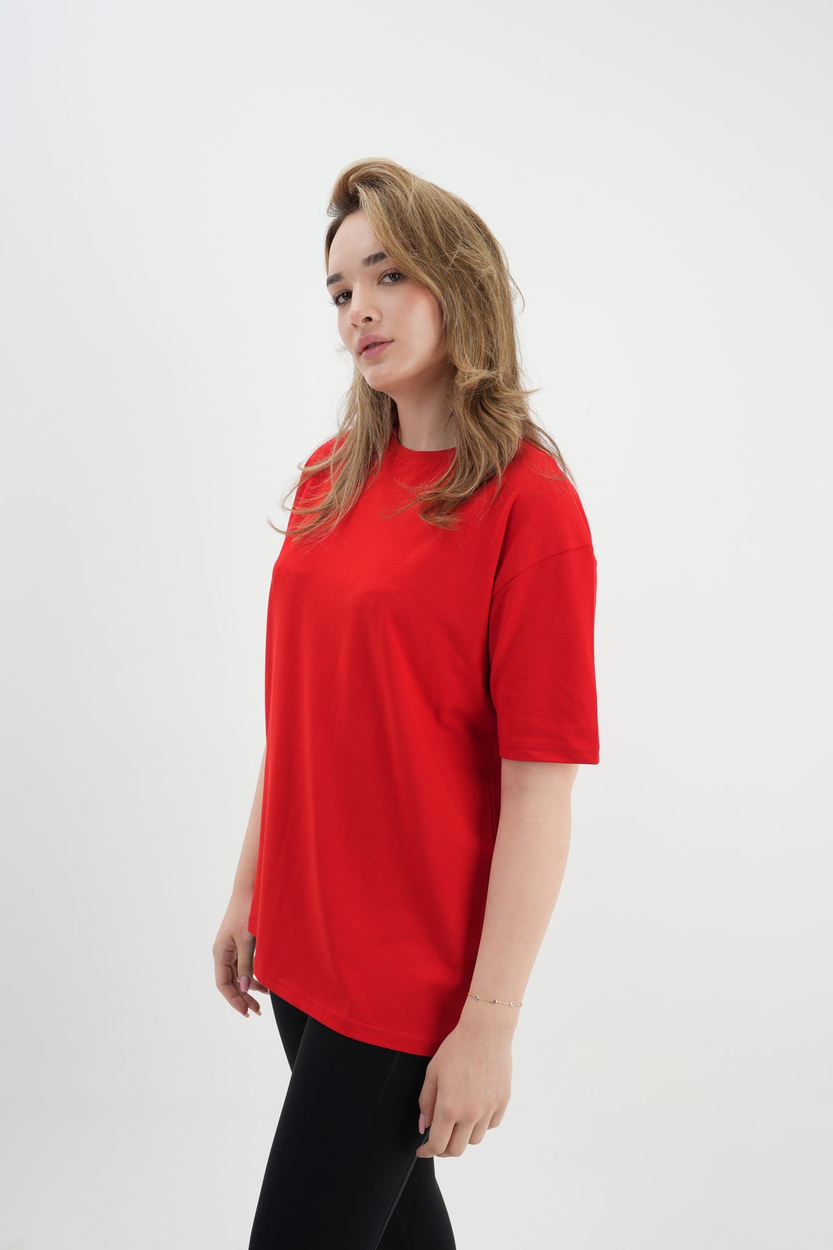 Oversize T-Shirt 24/1 - Kırmızı