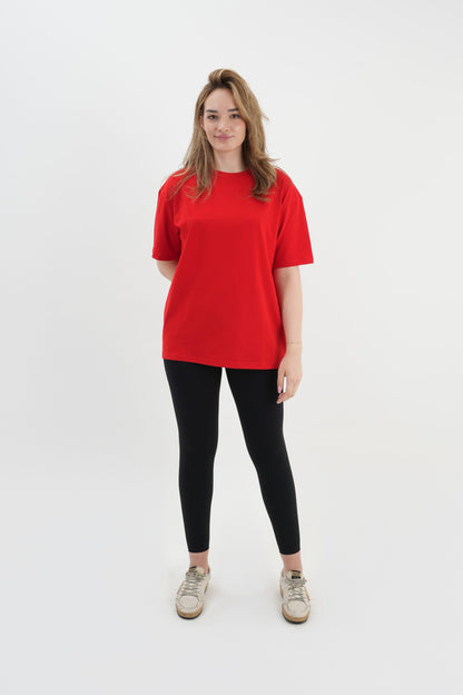 Oversize T-Shirt 24/1 - Kırmızı
