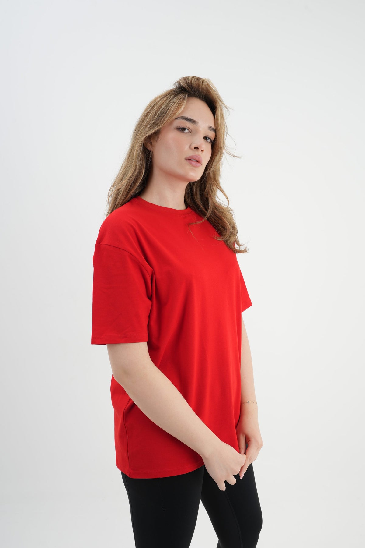 Oversize T-Shirt 24/1 - Kırmızı