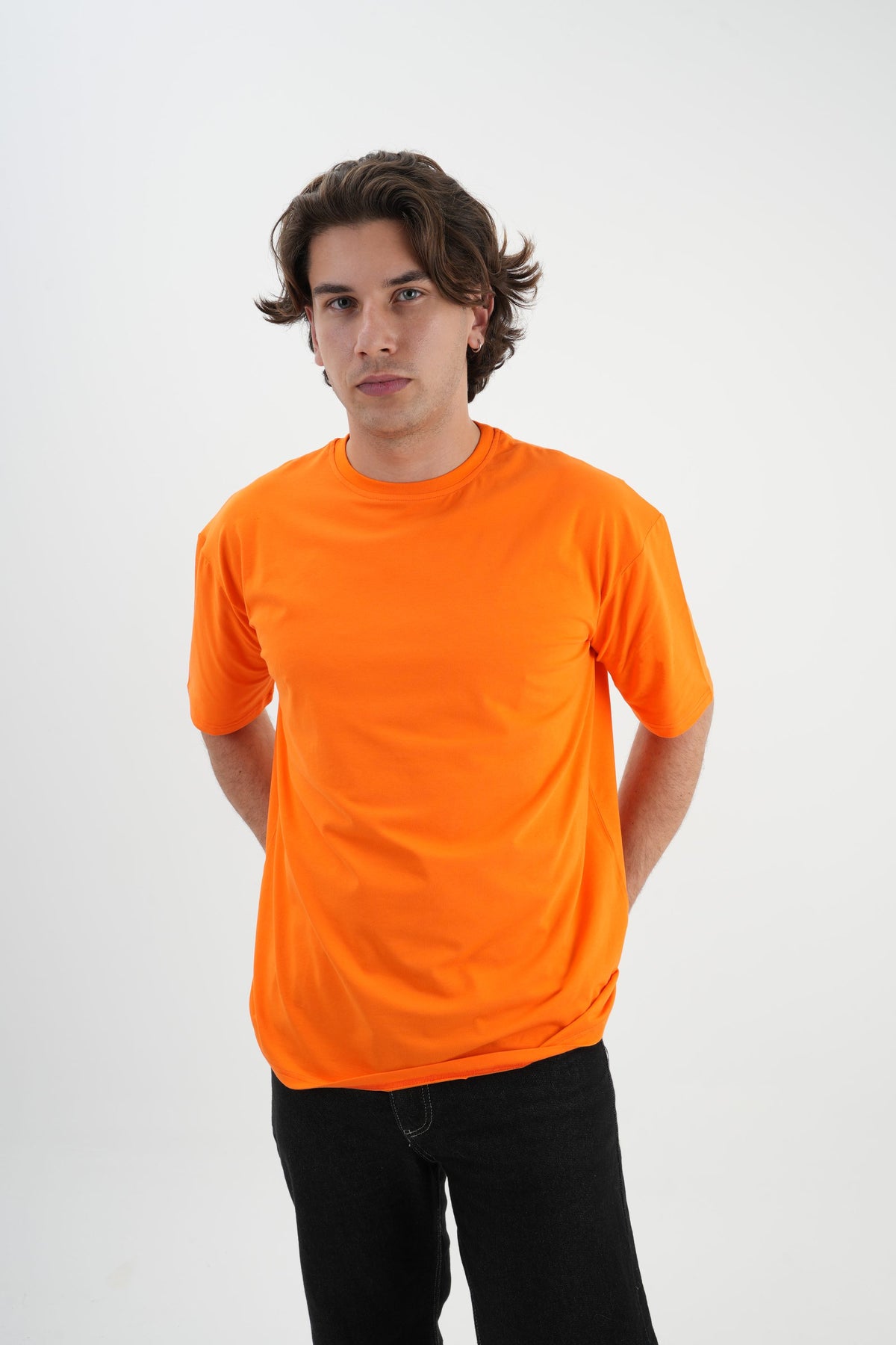 Oversize T-Shirt 24/1 - Turuncu