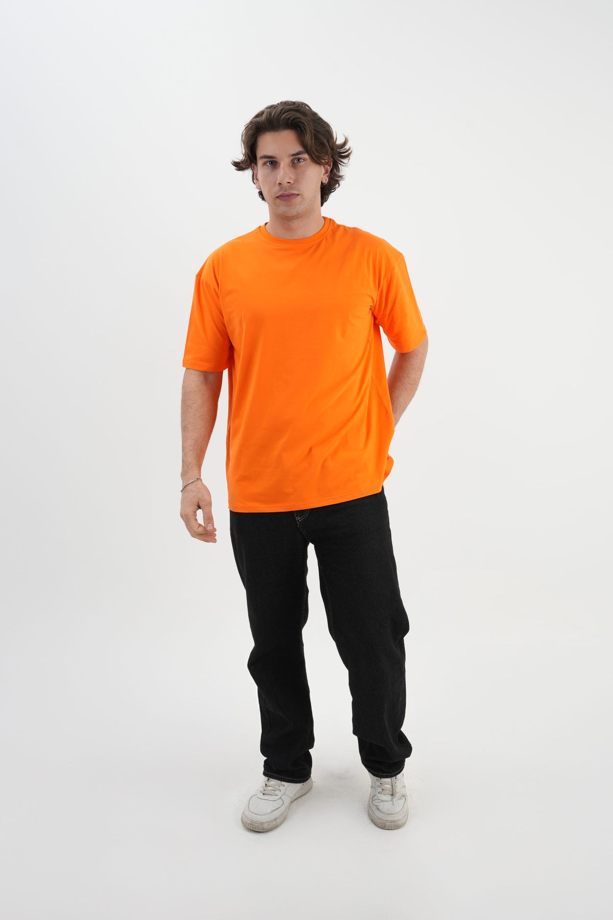 Oversize T-Shirt 24/1 - Turuncu