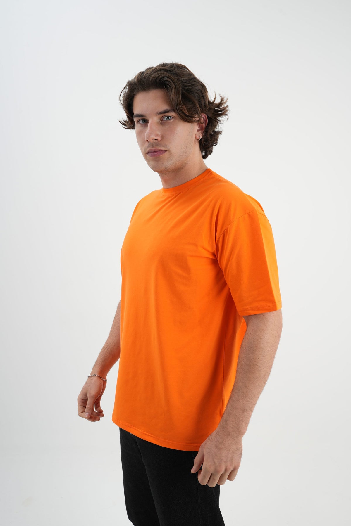 Oversize T-Shirt 24/1 - Turuncu