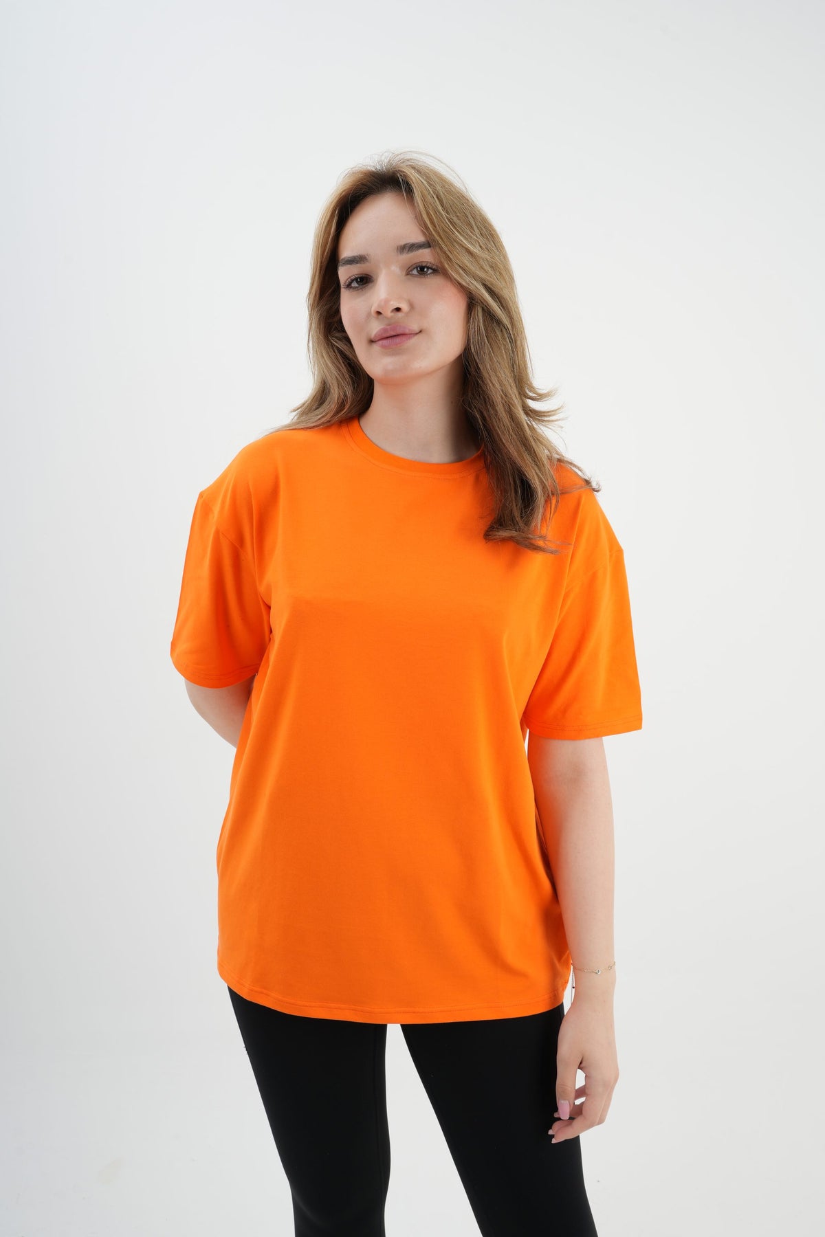 Oversize T-Shirt 24/1 - Turuncu