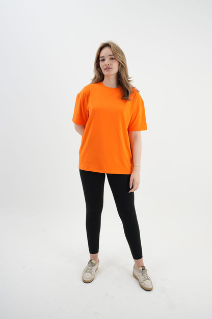Oversize T-Shirt 24/1 - Turuncu