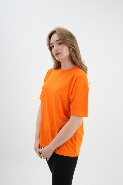 Oversize T-Shirt 24/1 - Turuncu