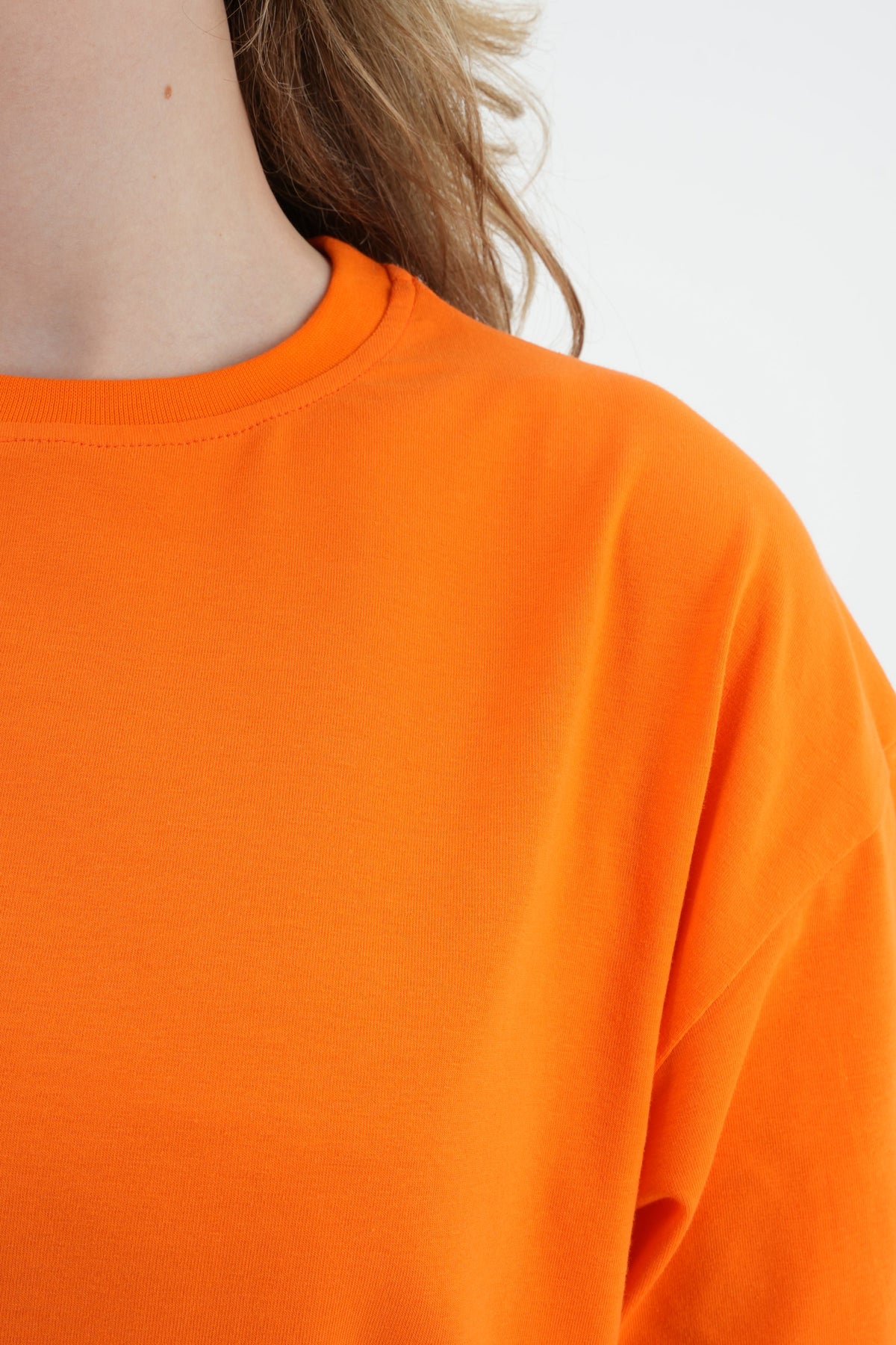 Oversize T-Shirt 24/1 - Turuncu