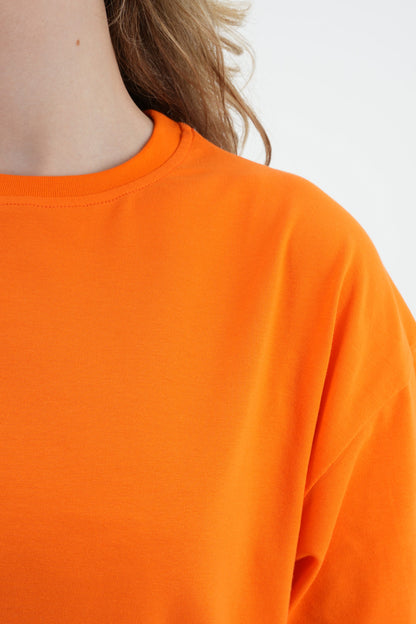 Oversize T-Shirt 24/1 - Turuncu
